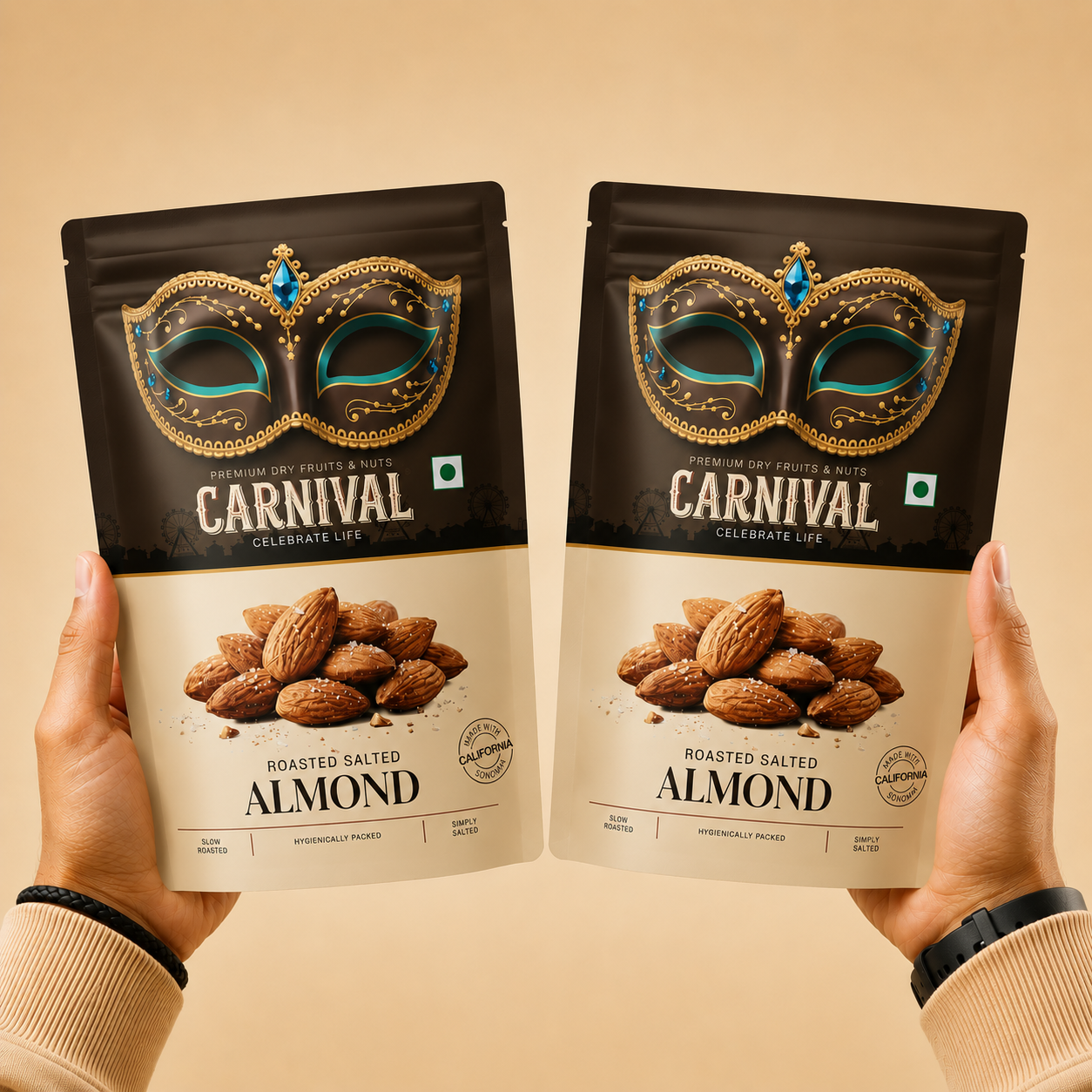Carnival Roasted & Salted Almonds